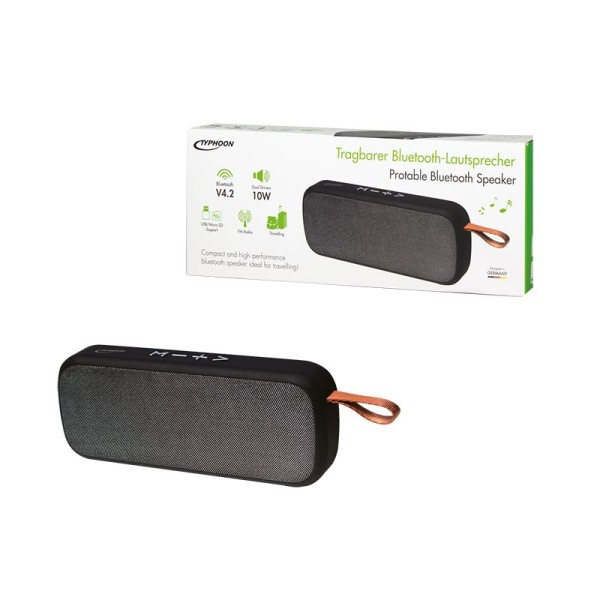 Bluetooth Lautsprecher kabellos Boxen Speaker FM-Radio Handy Smartphone Tablet