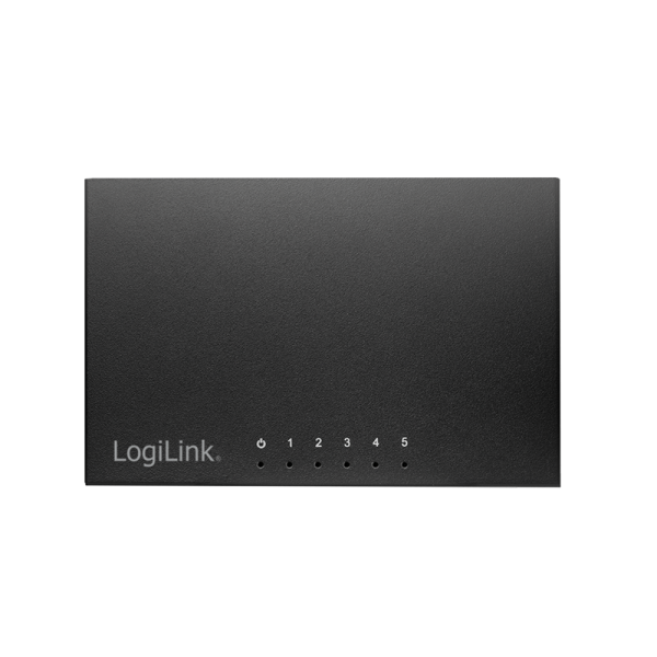 5-Port Gigabit Desktop Netzwerk Switch RJ45 LAN Ethernet Verteiler HUB schwarz