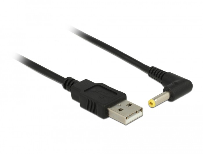 1,5m USB Stromkabel USB Kabel Power an DC 4,0 x 1,7 mm Stecker 90° gewinkelt