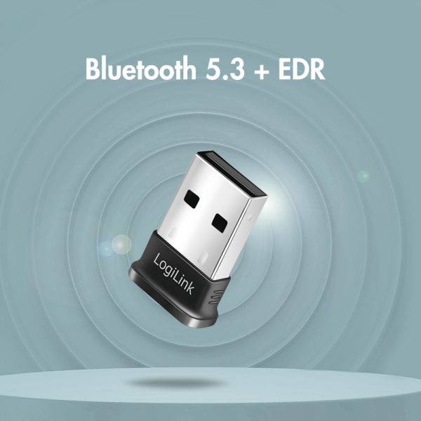 USB Bluetooth 5.3 Adapter PC Dongle Stick 20m Reichweite PC Laptop Maus Tastatur